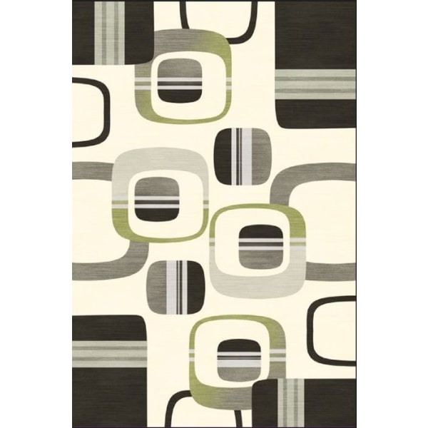 Tæppe - GULLI - Grøn - 160x230 cm - 6 mm - 100% Polyester - Tendance