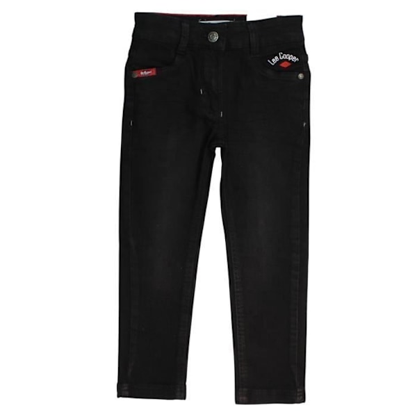 PANTALON - LEE COOPER - LC11051 PA BLACK-6A - Tytön farkut - Väri Musta - Suora leikkaus - Lapsi Svart 12 år