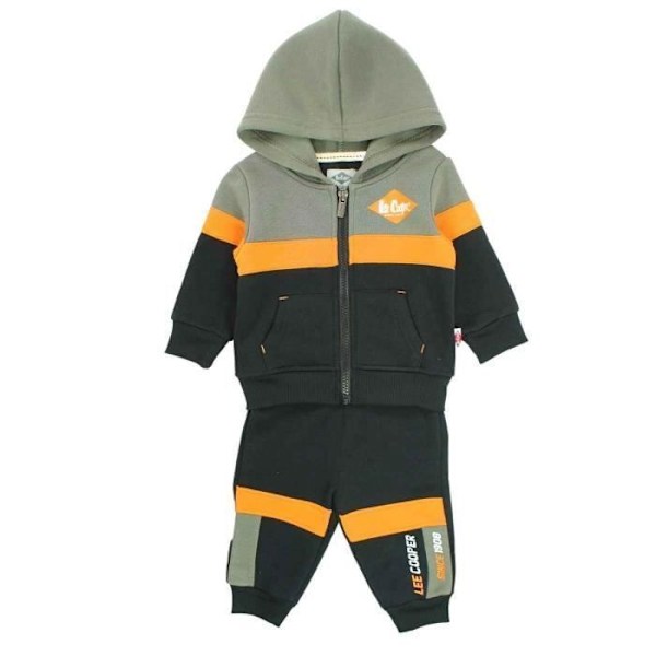 Vaatteet setti - Lee Cooper - GLC7461 ZSW BB S2-12M - Ruskea - Poikavauva - Pitkät hihat kastanj 10 år