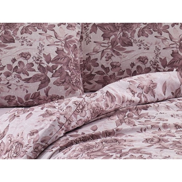 Sängkläder - SOFRANO - Rosa - 220x240 cm - 1 påslakan - 2 örngott Rosa