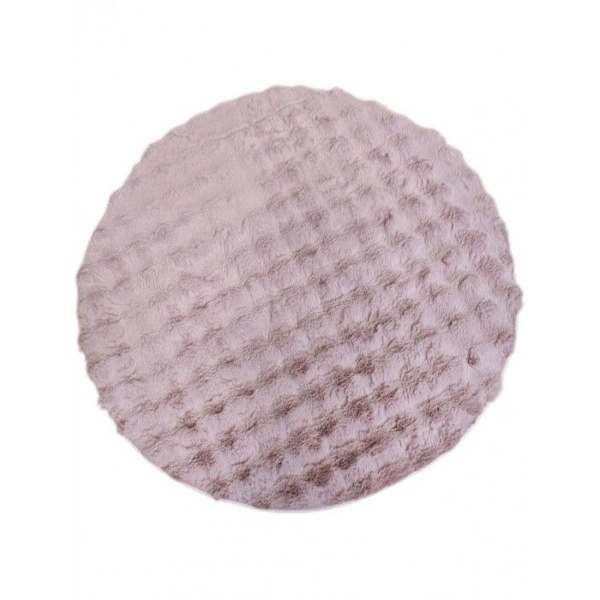 Mani Textile - Tapis de salon Douceur TOSCANA Rosa 120x120 Rosa