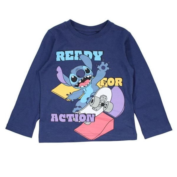 Pyjamas pojke - LILO OCH STITCH - DIS LIS 5204C302 - Blå - Bekväm - Lilo & Stitch mönster - 5 år