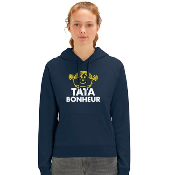 Huvtröja - Monsieur Madame - TATA BONHEUR 2 - 100% bomull - Känguruficka - Slim fit marinblå XS