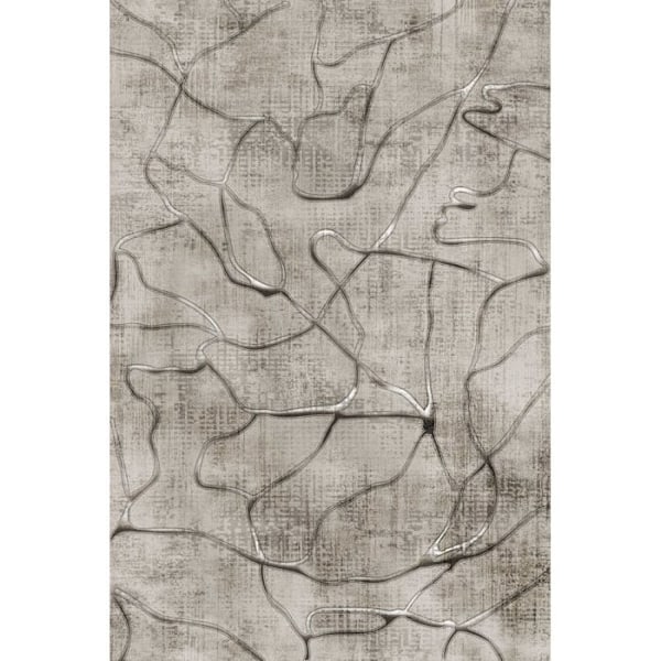 Stue tæppe 120x180 cm Polyester Åre Beige Ven
