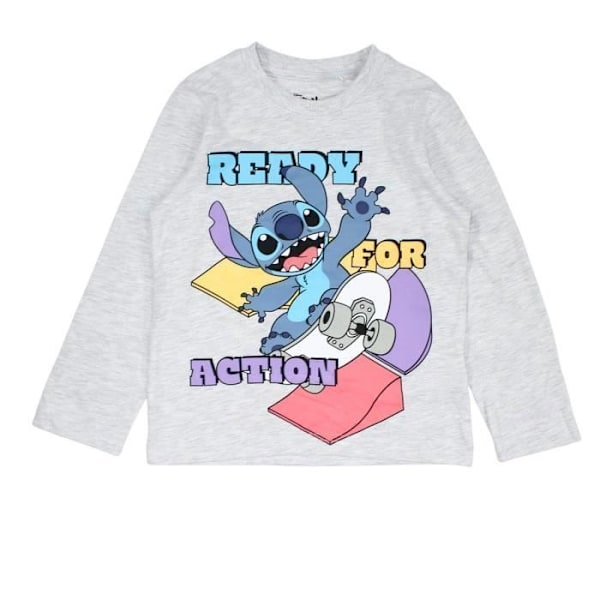 Pyjamas pojke - LILO OCH STITCH - DIS LIS 5204C302 - Grå - Storlek S2-5A - Mönster Lilo & Stitch Grå 8 år