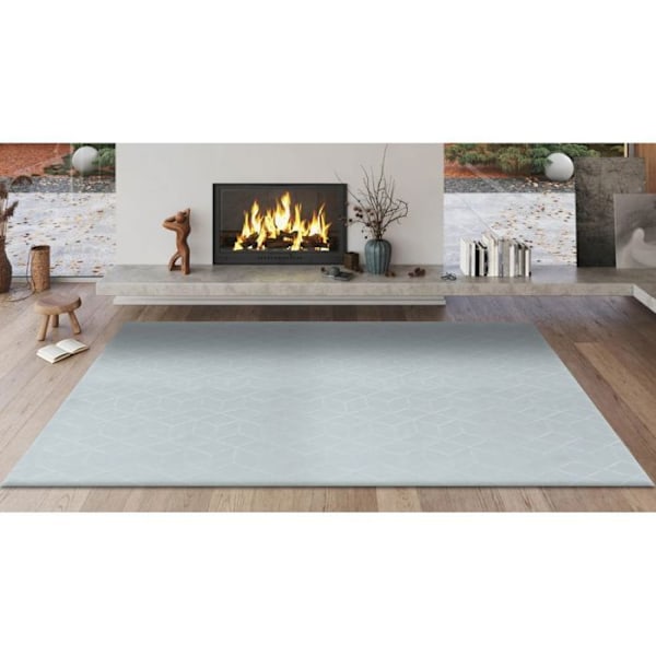 Stue tæppe 80x150 cm Polyester Astana Hvid Astana