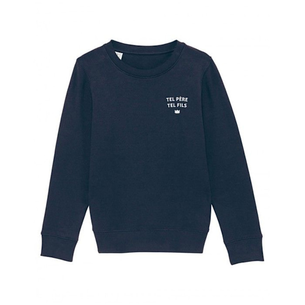 Me Olemme Perhe - SWEAT GARÇON FRÈRE ADORÉ BLEU 6 vuotta Blå 6 år
