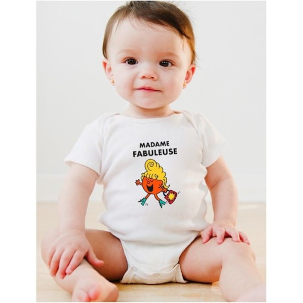 Herre Frue - BODYS BABY FRUE FABULEUSE 18/23 måneder Vit 18-23 månader