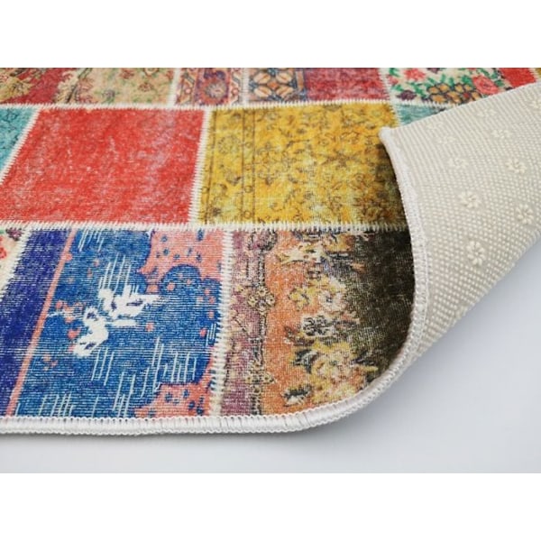 Tæppe - TETRIS - 160x230 - Polyester 50% - Velour 50% - Skridsikker og vaskbar