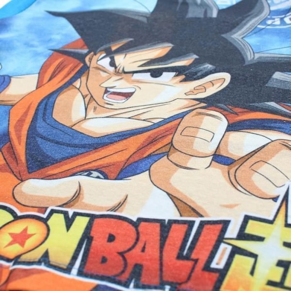 Langærmet T-shirt - DRAGON BALL Z - DB23-0210 - Blå - Rund hals - Ret skjorteform Blå 7 år
