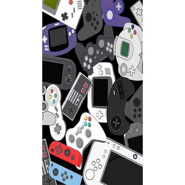 Teppe barnrom 120x180 cm Polyester Gamer Spelare