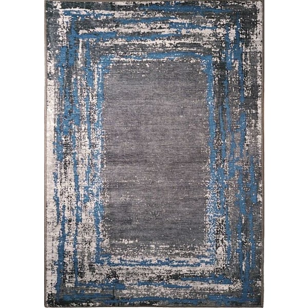 Matto - MANI TEKSTIILI - SORMUS Musta/sininen - 80x150 Svart blå