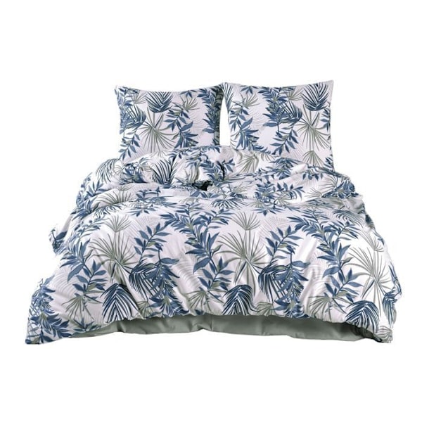 Sengesæt - TROPICAL - 240x260 - Trykt - 1 dyne cover - 2 pudebetræk Grön