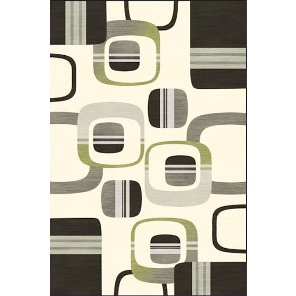Matto - GULLI - Vihreä - 160x230 cm - 6 mm - 100% Polyesteri - Suunnittelusuuntaus Grön