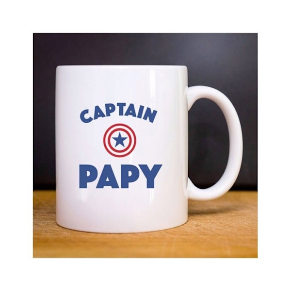 ENKR - MUG TILBEHØR KAPTAJN PAPY HVID