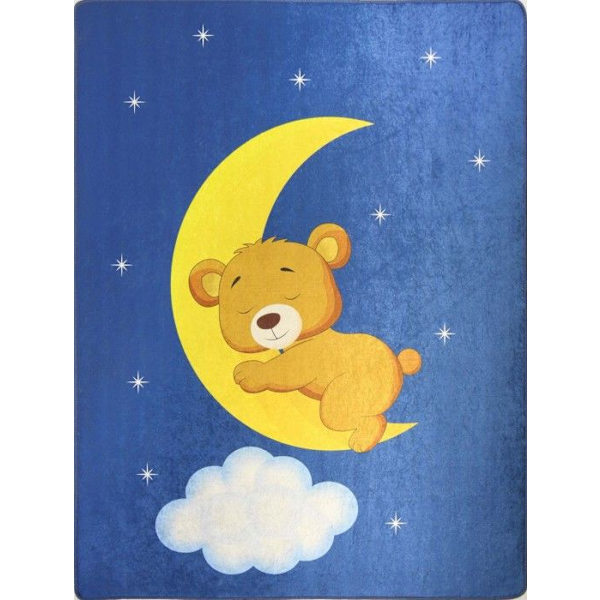 CLAIR DE LUNE Sininen matto, koko: 80x150 Blå