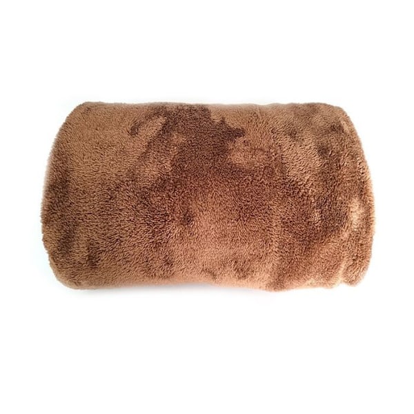 Ruudullinen - Wellsoft - Uni - Ruskea - 150x200 cm - 100% Polyesteri - Pehmeä kosketus kastanj