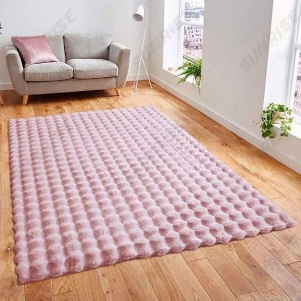 Sofagolv 160x230 cm Polyester Toscana Rosa Toscana