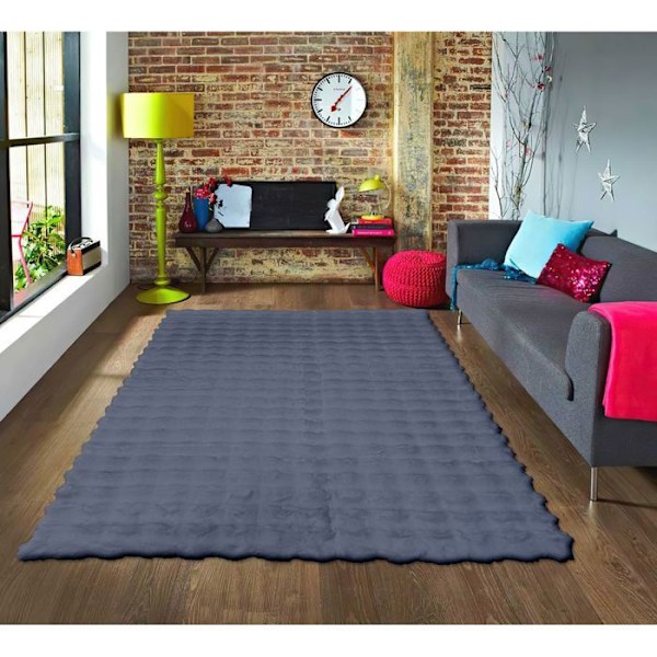 Stue tæppe 160x230 cm Polyester Toscana Anthracite Toscana