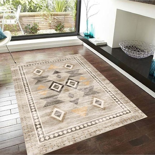 Olohuoneen matto 200x190 cm polyester Beira Beira