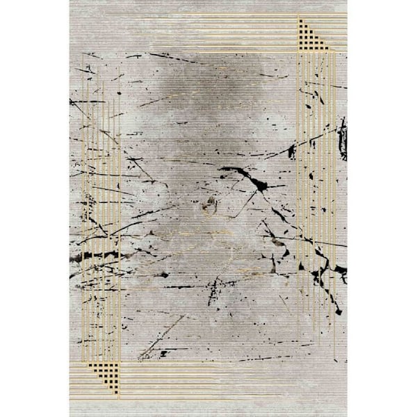 Stue tæppe 160x230 cm Polyester Lask Lask