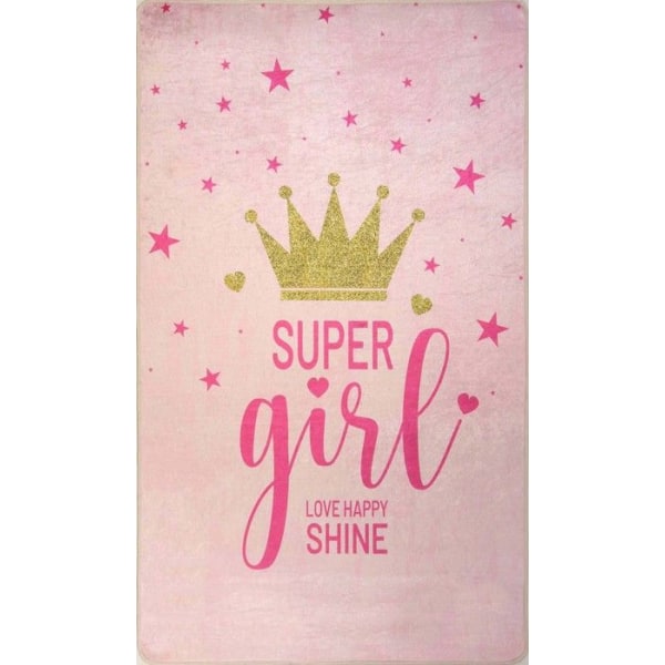 SUPER GIRLS matto, koko: 120x160 Rosa