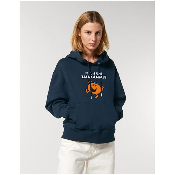 Herre Fru - SWEAT A CAPUCHE KVINDE JEG ER EN FANTASTISK TANTE Blå jag