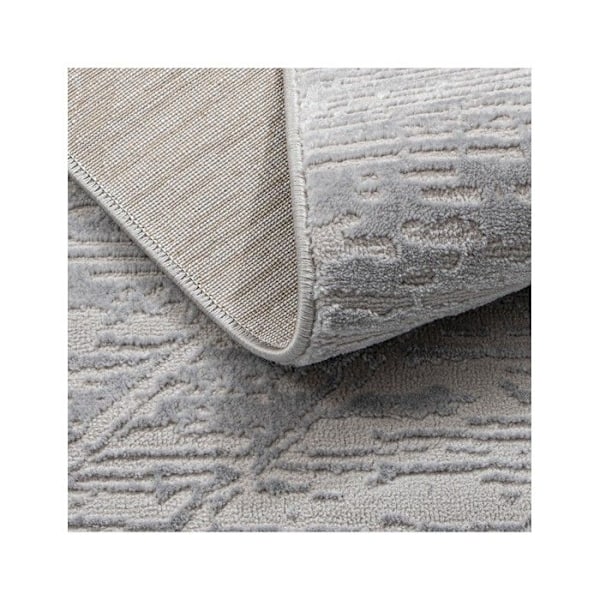 Olohuoneen matto - Mani Textile - MODA - 80x300 - Polyesteri - Jute - Moderni Grå