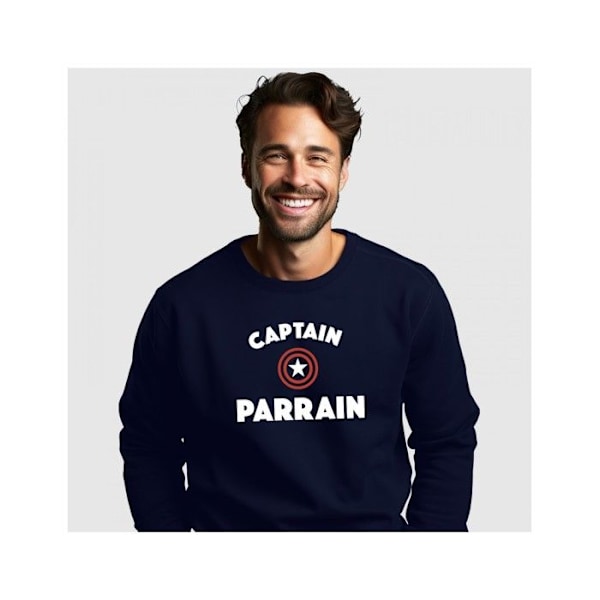 ENKR - SWEAT HERRE CAPTAIN PARRAIN BLÅ XS Blå XS