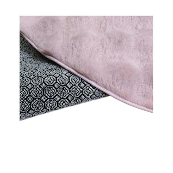 Mani Textile - Tapis de salon Douceur TOSCANA Rosa 120x120 Rosa