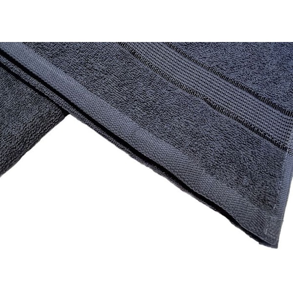 Bomullshandduk 30 x 50 cm - Grå Grå