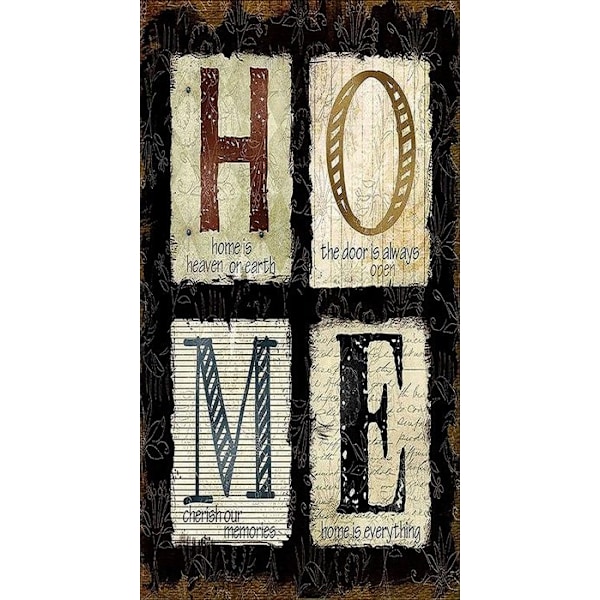 HOME Ruskea matto, koko: 80x150 Svart