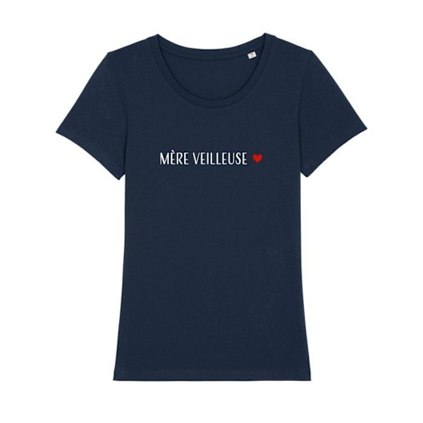 'Me olemme perhe' - NAISTEN T-Paita ÄITI VALVOVA 3 SININEN XL Blå XL