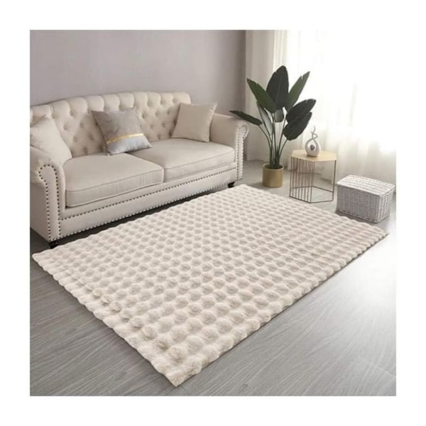 Stue tæppe 200x290 cm Polyester Toscana Beige Toscana