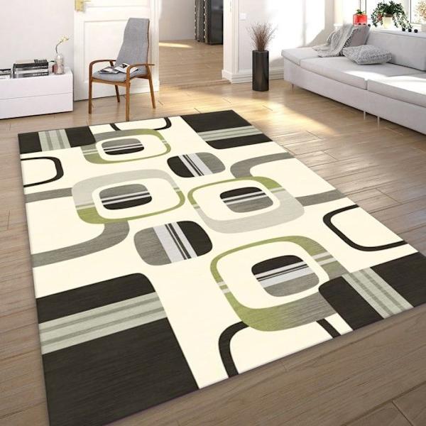 Matto - GULLI - Vihreä - 160x230 cm - 6 mm - 100% Polyesteri - Suunnittelusuuntaus Grön