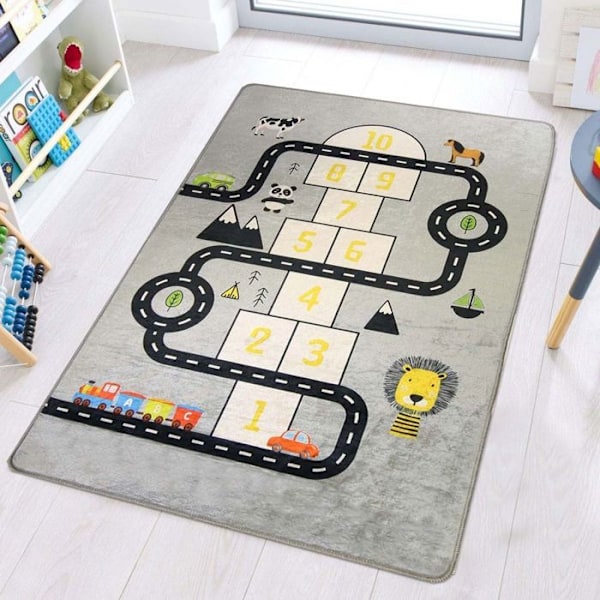 CIRCUIT Marelle Grå Tæppe, Størrelse: 80x150 Grå