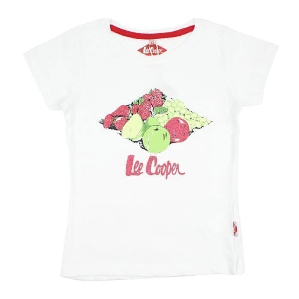 T-shirt - Lee Cooper - LC12171 TMC S2-4A - Hvid - Korte ærmer - Rund hals Vit 12 år