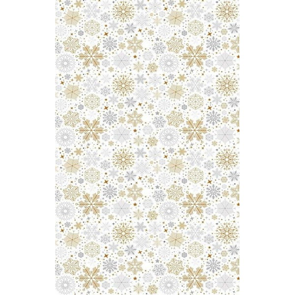 Matta - Julmagik - Guld - Antiskt - Maskintvättbar - 50x80 cm Gul