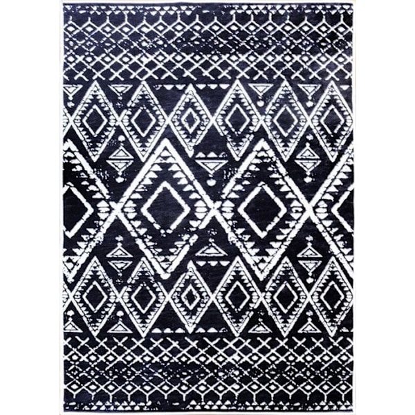 Matto - BERBERIT - Antrasiitti - 160x230 cm - 100% Polyesteri - Liukumaton grå