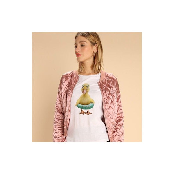 Wooop - TSHIRT KVINNA ANKA BOUEE S Svart S