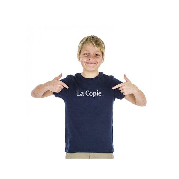 Vi är familj - TSHIRT GUTT KOPIE BLÅ 4 år Blå Fyra år