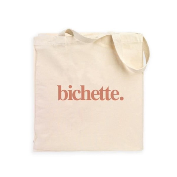 Totebag - ENKR - BICHETTE - 100% bomull - En storlek - Färg natur NATURLIG