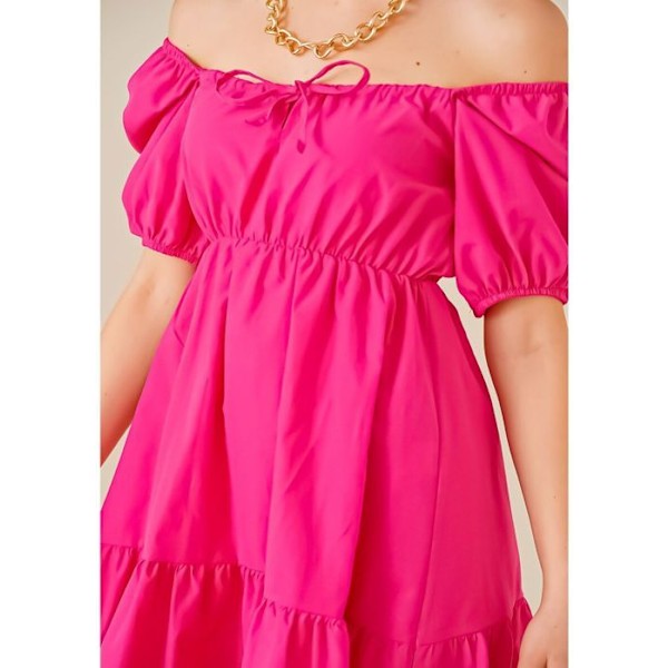 A-linjainen Mekko - TUNNISTAMATON Merkki - Koko 38 - 70% Puuvilla - 30% Polyesteri - Pituus 75 cm Rosa 40
