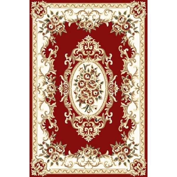 Tæppe - ORIENT - Rød - 200x300 cm - Tykkelse 9mm - Anti-slip - Vaskbar 30°