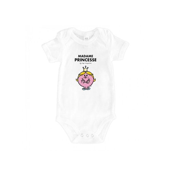 Monsieur Madame - Vauvan body "madame prinsessa" Valkoinen 12/18 kk Vit 12-18 månader