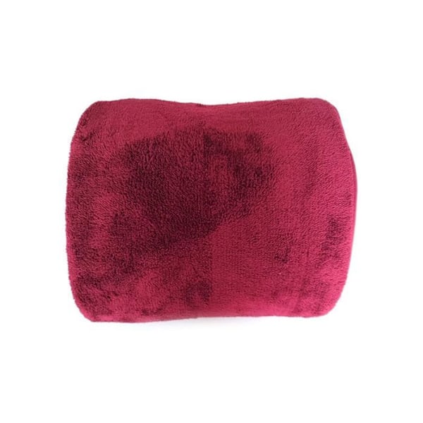 Plaid - Wellsoft - Almindeligt - Rød - 200x220 cm - Soft touch Röd