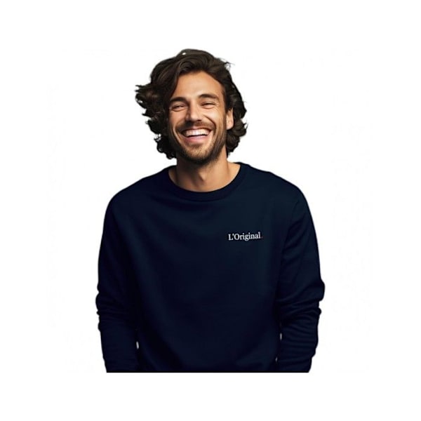 Vi är familj - SWEAT HOMME L'ORIGINAL C?UR BLEU XL Blå XL