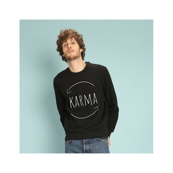 Wooop - SWEAT HOMME KARMA XL Svart XL