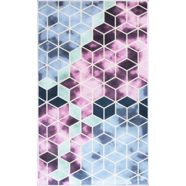 Olohuoneen matto 200x290 cm Polyesteri Luksus Vaaleanpunainen Lyx