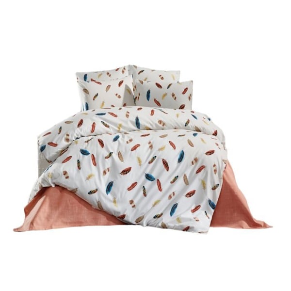 Sängkläder - Lakan - Flerfärgad - 140x200 cm - 80% Bomull - 20% Polyester Vit
